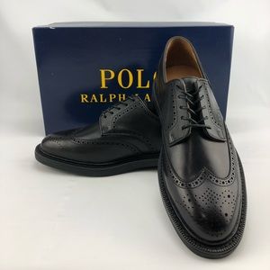 Ralph Lauren Asher Leather Wingtip 